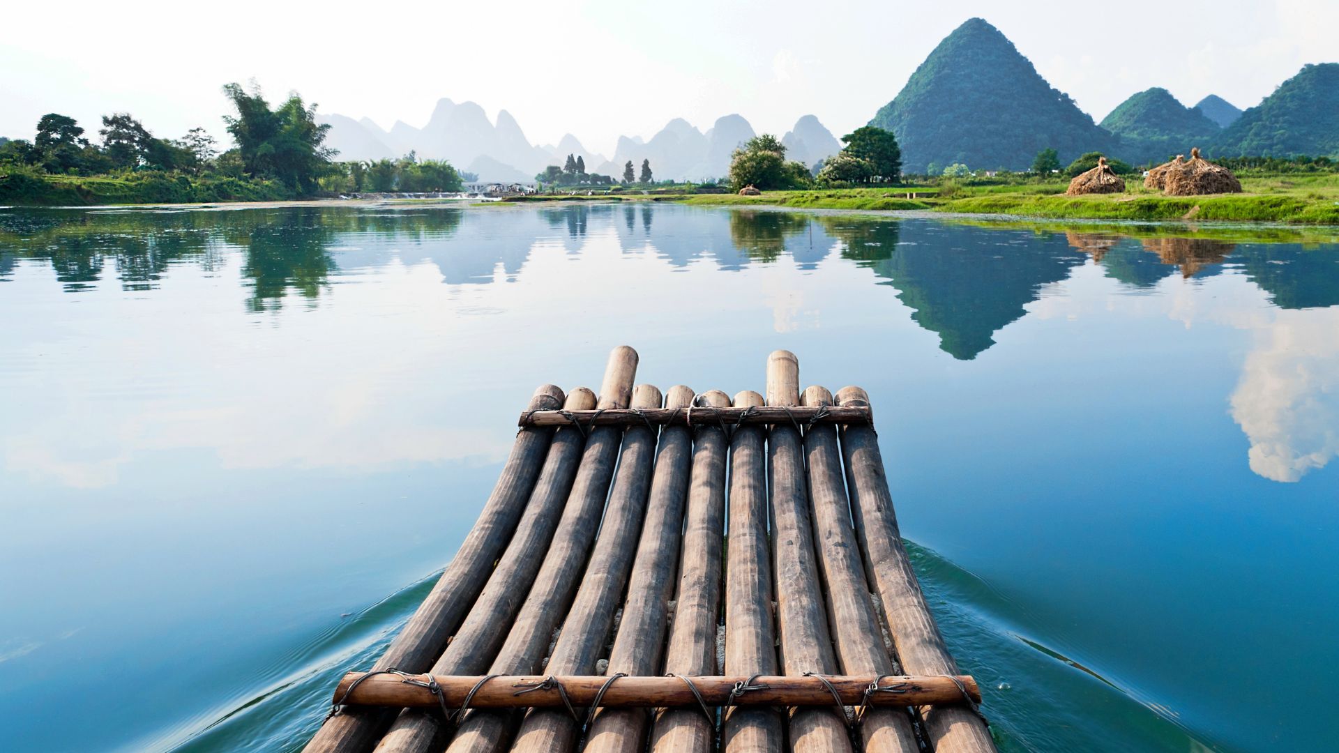 bamboo rafting